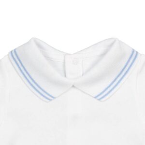 Polo Romper Lichtblauw van Bean Baby Clothes