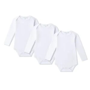 Set van 3 Basis Rompers Lange Mouw
